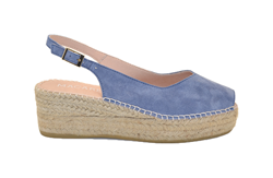 JAVA100 ESPADRILLES SANDALO CON CINTURINO SERRAJE CIELO